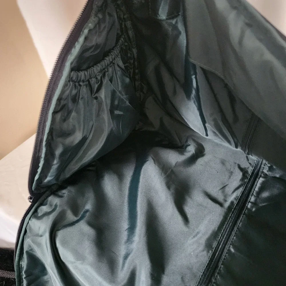 Halfday Garment Duffel Travel Bag Green Carry On Suit Garment Weekender 24